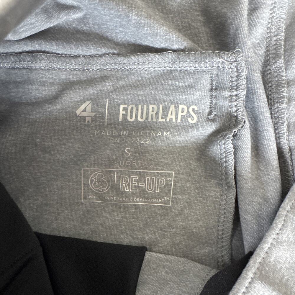 Fourlaps Equip Pants Pull On Stretch Athletic Slim Leg Gray sz S Short - Picture 4 of 8